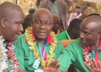 KNUT national leaders. TSC has turned a deaf ear on KNUT's demands to have the delocalization exercise halted