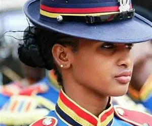 A Police officer in Kenya