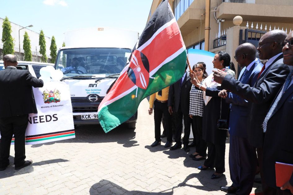 Education CS when she Dispatched 21,987 Early Grade Mathematics Books adapted for learners with hearing impairment, total blindness, physical impairment&low vision to support the delivery of the CBC in Grades 1&2. The government has recorded Kshs. 5B savings through direct to school textbook supply. The CS has announced that there will be a massive crackdown on all HELB loans' defaulters.