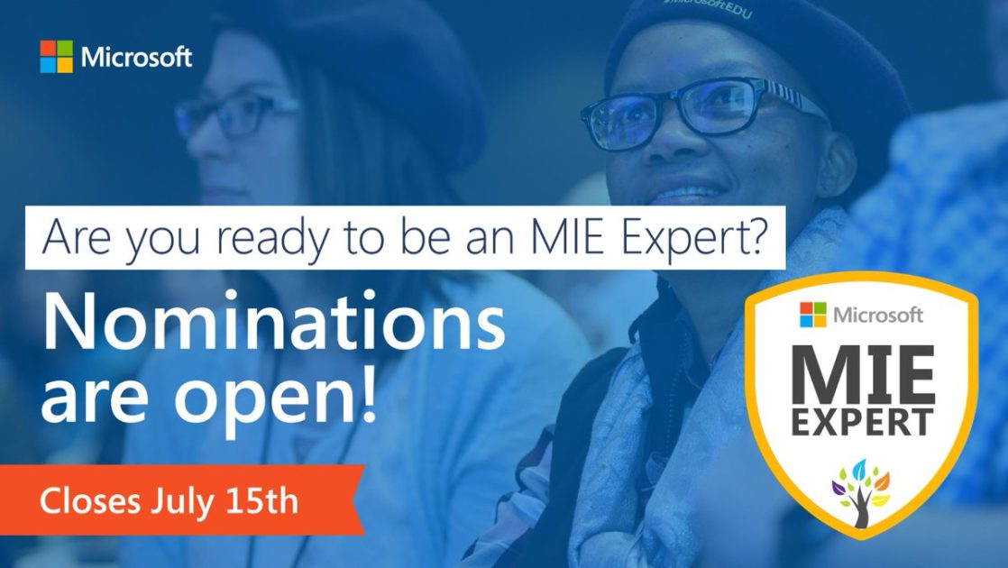 The 2019 Microsoft Innovative Educator awards; How to apply and requirements