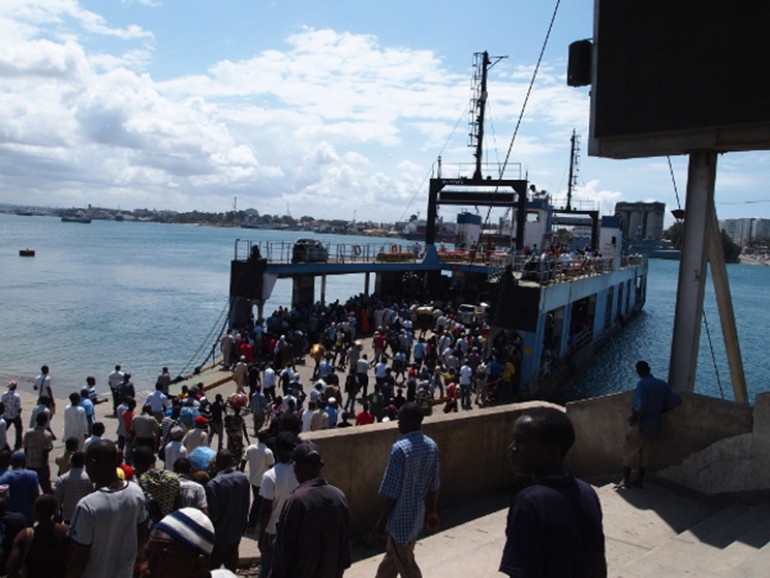 Ready to cruise! One of the ferries operated by the KFS