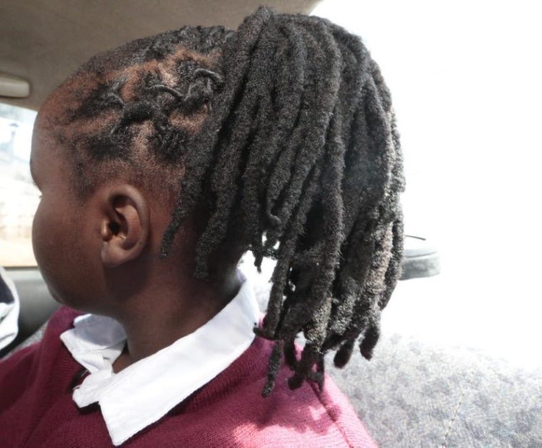 Rastafarian girl Makena Ndida. The High court has directed Olympic High School to readmit the girl unconditionally.