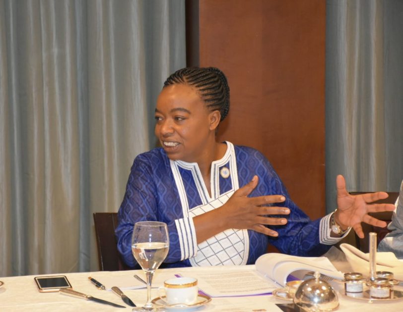 Amb. Monica Juma who is the Cabinet Secretary, Ministry of Foreign Affairs- Kenya