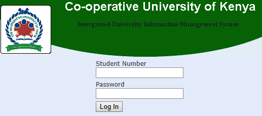 How to Log in to Co-Operataive University of Kenya Students Portal online, for Registration, E-Learning, Hostel Booking, Fees, Courses and Exam Results