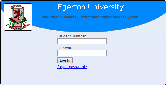 How to Log in to Egerton University Students Portal online, for Registration, E-Learning, Hostel Booking, Fees, Courses and Exam Results