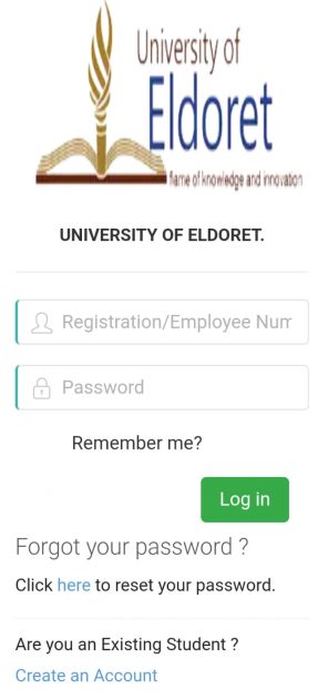 How to Log in to University of Eldoret Students Portal, https://portal.uoeld.ac.ke, for Registration, E-Learning, Hostel Booking, Fees, Courses and Exam Results