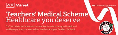The New AON Minet medical cover for TSC Teachers and Staff; Benefits per Job Group and Medical Services
