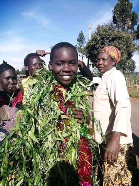 June Jeptoo Koech from Sang'alo Primary scored 439 marks to also emerge the top candidate in Nandi County in the 2019 KCPE exams.