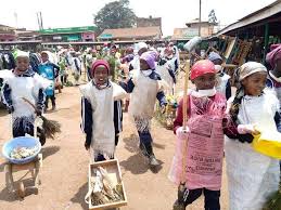 Learners undertaking an activity under the new Competency Based Curriculum in Kenya.