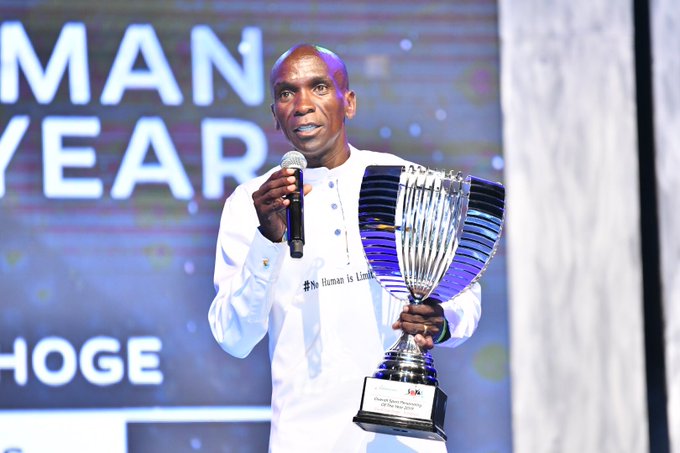 Eliud Kipchoge for the second year running was crowned the 2019 SOYA Sports Personality