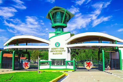Egerton University Students' admission letters