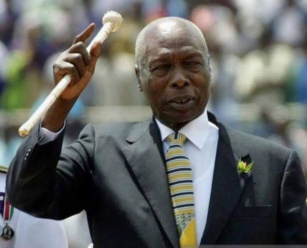 Former President, the late Daniel Toroitich Arap Moi.
