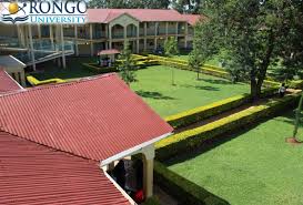 Rongo University student's admission letter and KUCCPS pdf list download.