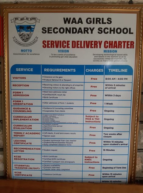 WAA GIRLS SECONDARY SCHOOL