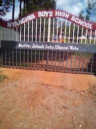 Nyanchwa Boys High School which is one the Covid-19 isolation centre in Kisii County.