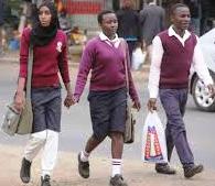 Learners walk home after schools were closed. Photo/File