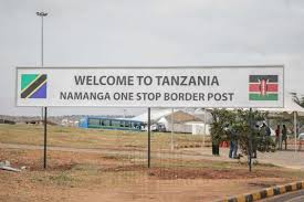 The Namanga border point between Kenya and Tanzania.