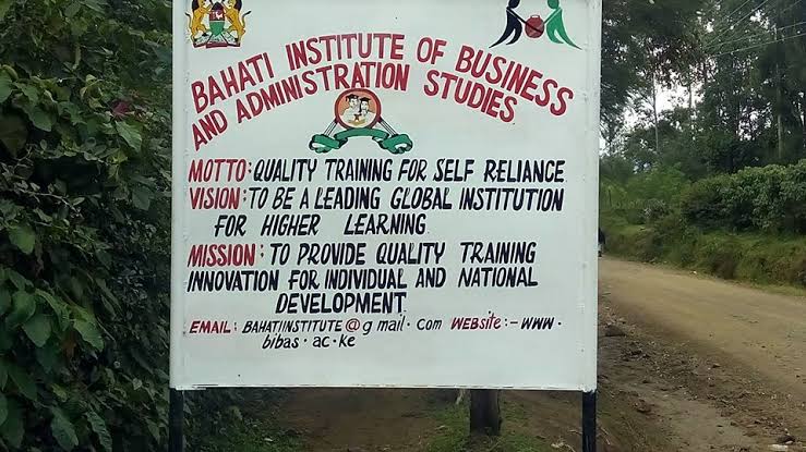 Bahati institute of business and Administration studies Courses, Requirements, Contacts, Location, How to apply, fees and website