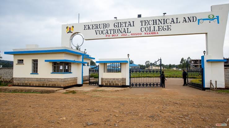 Ekerubo Gietai Technical Training Institute Courses, Requirements, Contacts, Location, How to apply, fees and website
