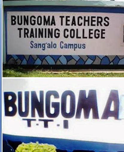 Bungoma Teachers Training College details.