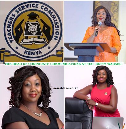 Beatrice Wababu who is the Head of Corporate Communications at TSC- Kenya.