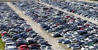 A car showroom in Mombasa, Kenya.