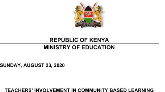 Latest news on CBL programme in Kenya.