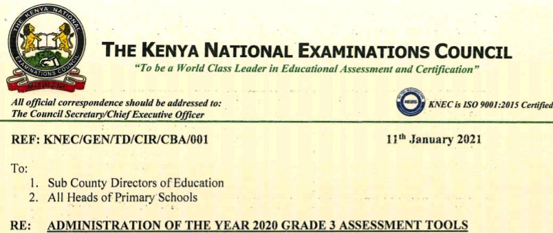 Knec circular 2021
