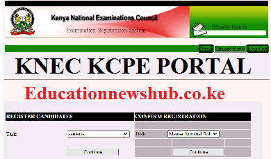 The Knec KCPE Portal for Primary Schools