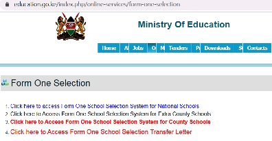 How to change your 2023 form one placement
