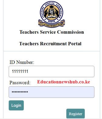 TSC recruitment portal for teachers