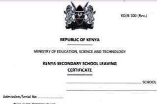 Kenya Secondary School Leaving Certificate