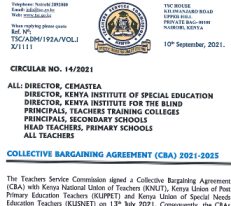 TSC CBA 2021-2025