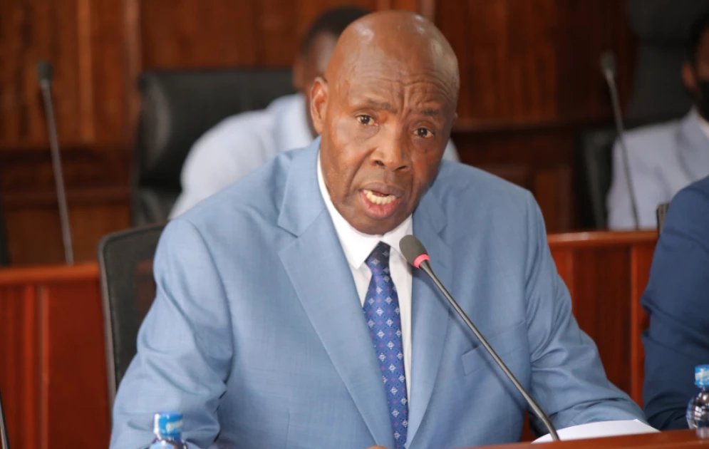 Education Cabinet Secretary Ezekiel Machogu.