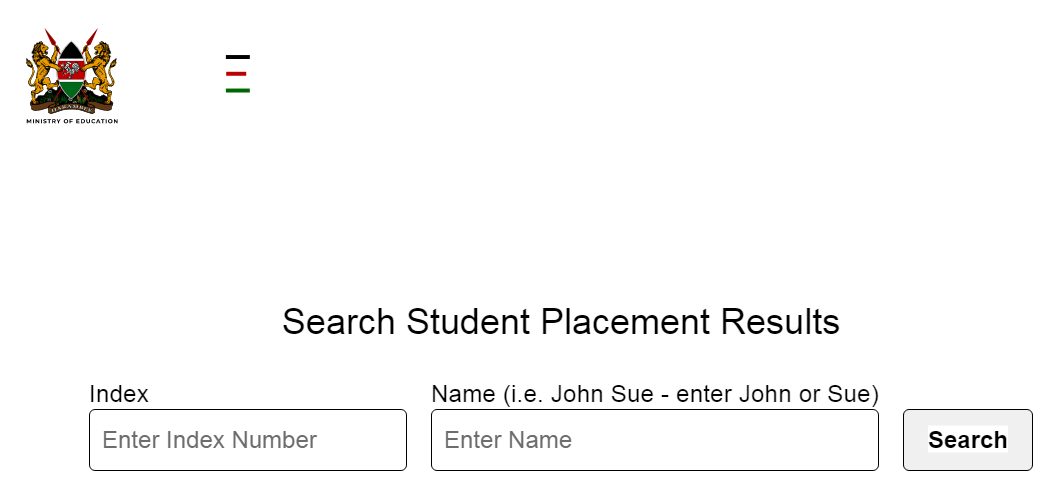 2024 Form One Admissions
