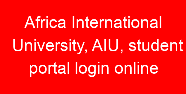 Africa International University, AIU, student portal login online