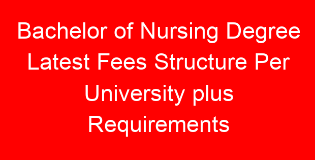 Bachelor of Nursing Degree Latest Fees Structure Per University plus Requirements