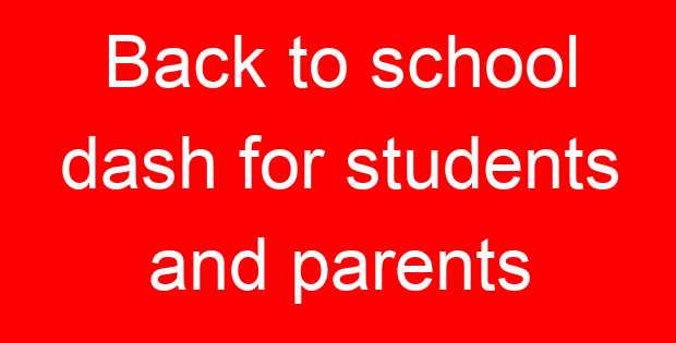 Back to school dash for students and parents
