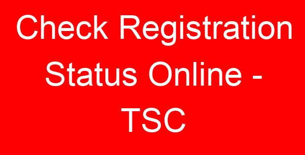 Check Registration Status Online – TSC