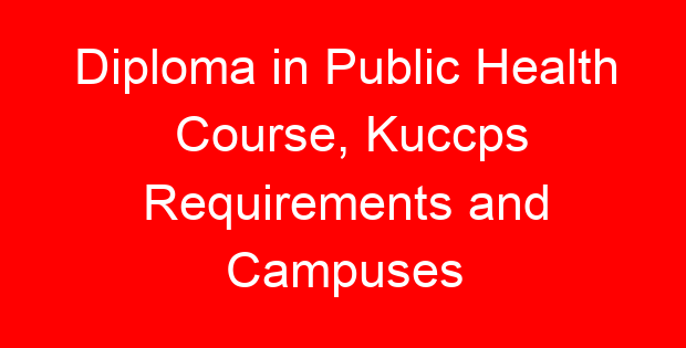 Diploma in Public Health Course, Kuccps Requirements and Campuses