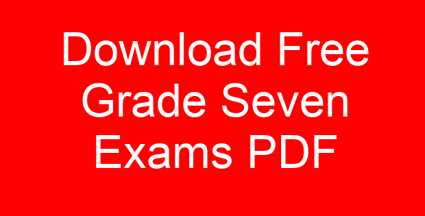 Download Free Grade Seven Exams PDF