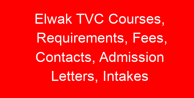 Elwak TVC Courses, Requirements, Fees, Contacts, Admission Letters, Intakes