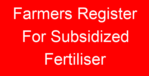 Farmers Register For Subsidized Fertiliser