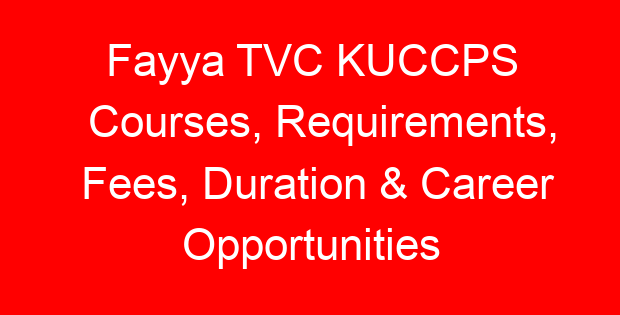 Fayya TVC KUCCPS Courses, Requirements, Fees, Duration & Career Opportunities