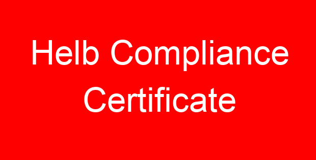 Helb Compliance Certificate