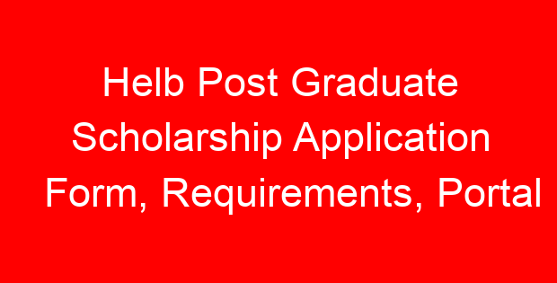 Helb Post Graduate Scholarship Application Form, Requirements, Portal