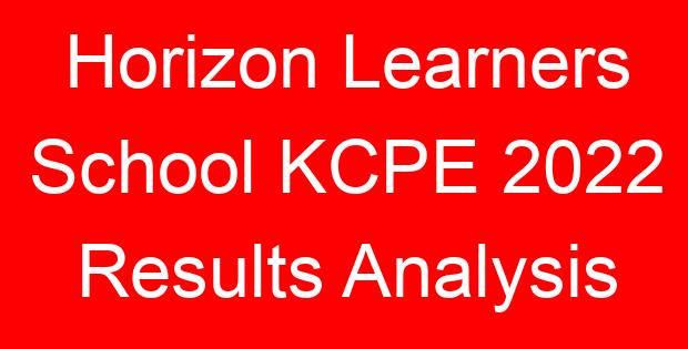 Horizon Learners School KCPE 2022 Results Analysis