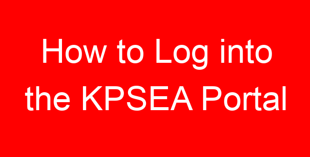 How to Log into the KPSEA Portal