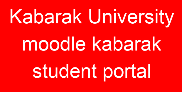 Kabarak University moodle kabarak student portal