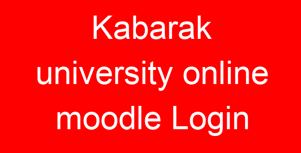 Kabarak university online moodle Login